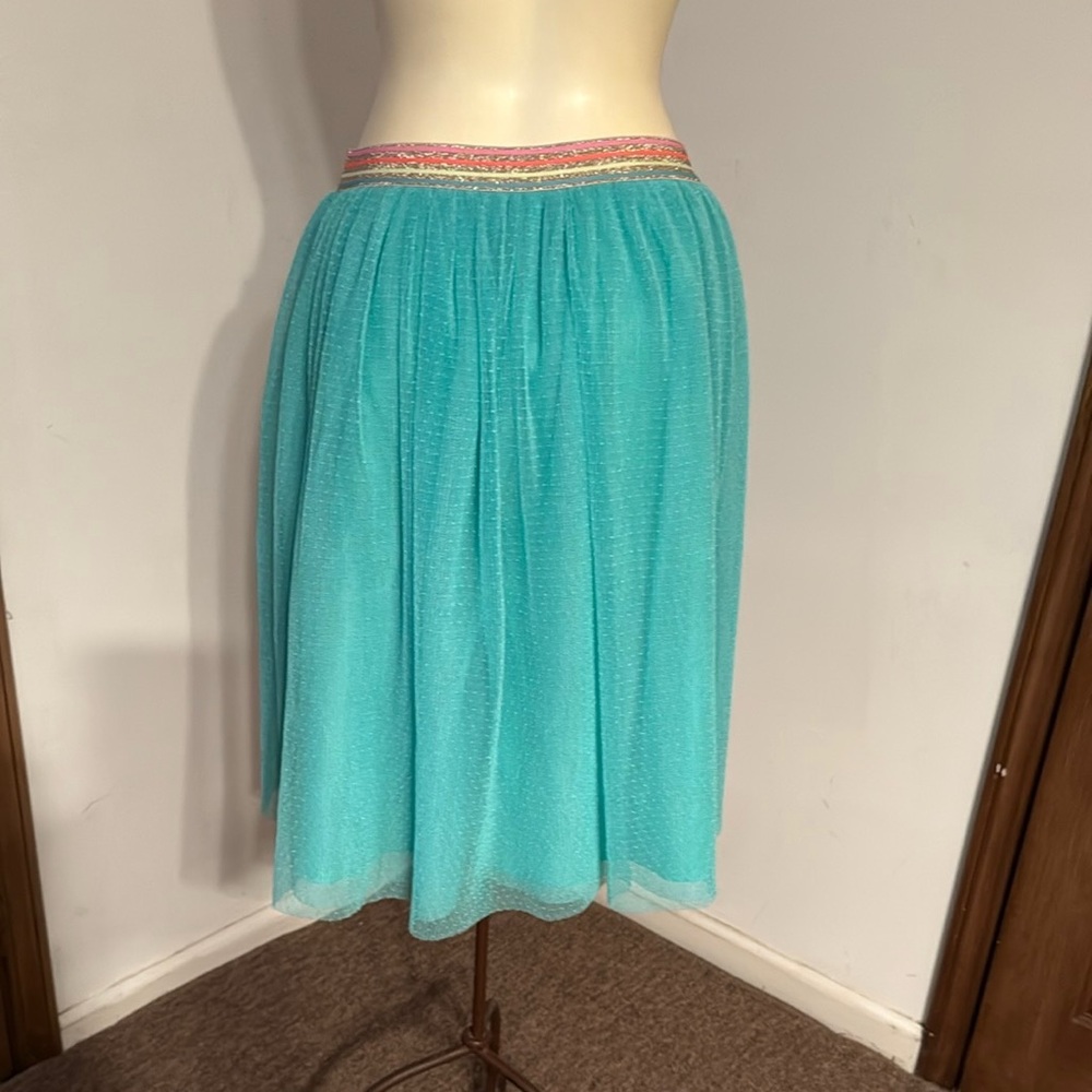 Cat & Jack Blue Midi Skater Skirt